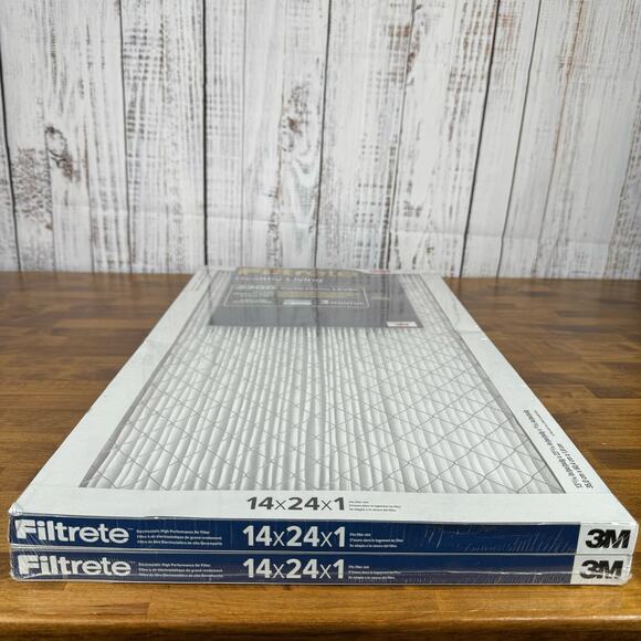 NEW Filtrete 14x24x1 Air Filter for Furnace 2-Pk - Picture 2 of 6